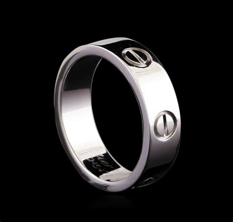 silver cartier rings men's